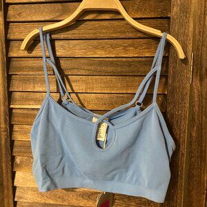 Bamboo Seamless Bandeau OS - Sky Blue